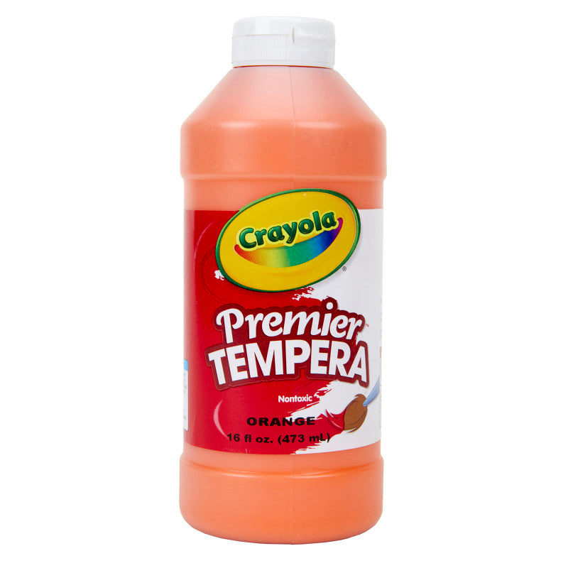 Premier Tempera Paint 16 oz, Orange