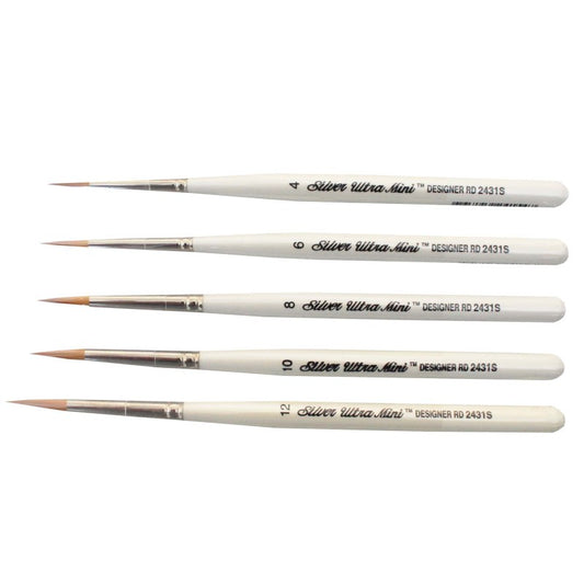 Ultra Mini Designer Rounds, 7 Brushes