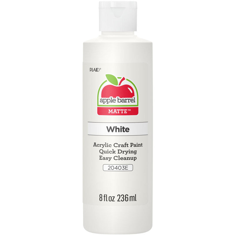 Acrylic Paint Matte, 8oz., White
