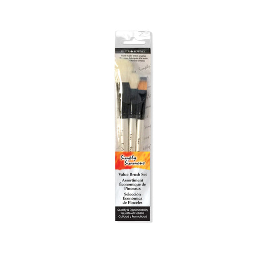 Simply Simmons Mop Brush Set, 3 Pieces
