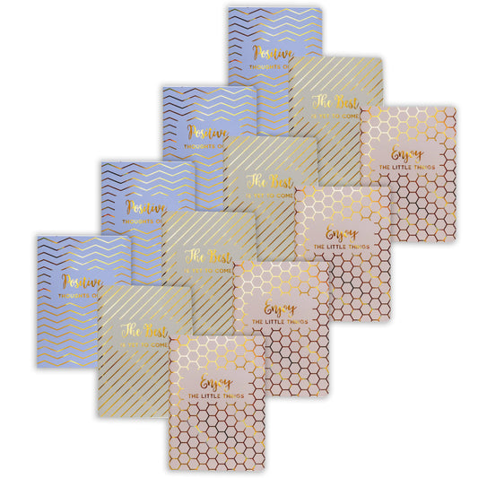 Haze Exercise Books, 4.6" x 6.8", Assorted Colors, 3 Per Pack, 4 Packs