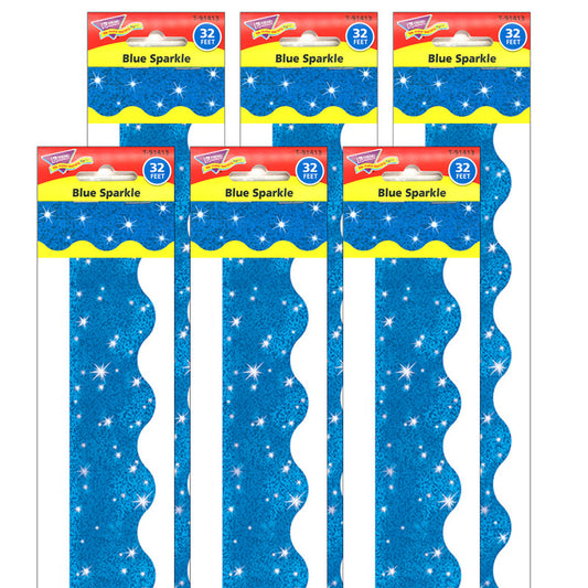 Blue Sparkle Terrific Trimmers®, 32.5' Per Pack, 6 Packs