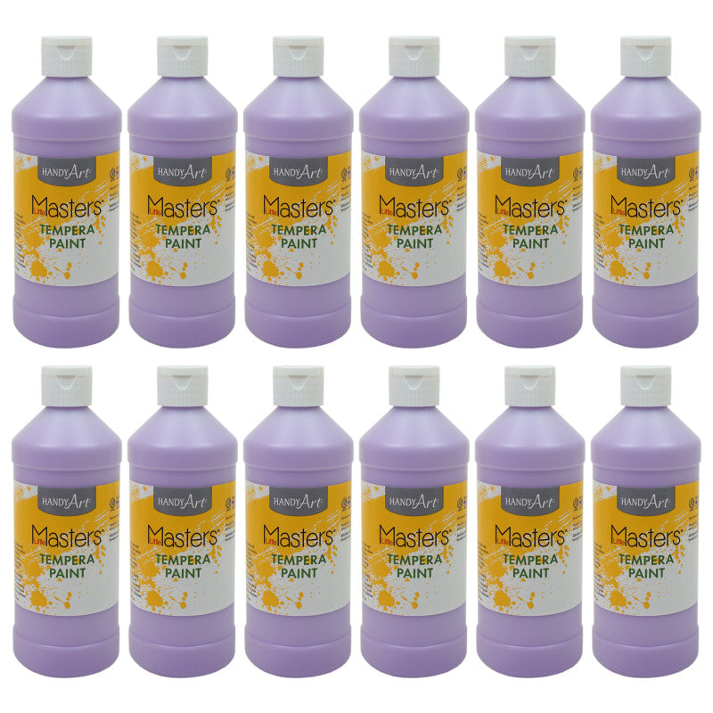 Little Masters® Tempera Paint 16 oz., Light Purple, Pack of 12