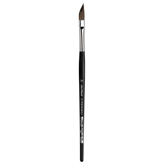 CASANEO Sword Shape, Extra Soft Synthetic, Watercolor & Acrylic, Slant, Series 5597, Size 10