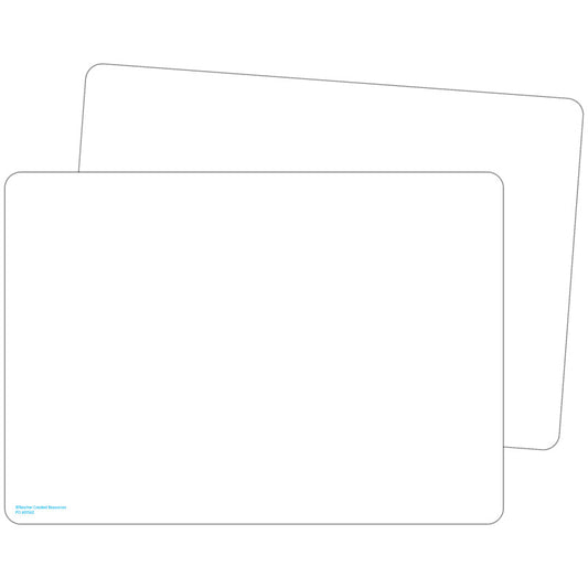 Double-Sided Premium Blank Dry Erase Boards, Pack of 10