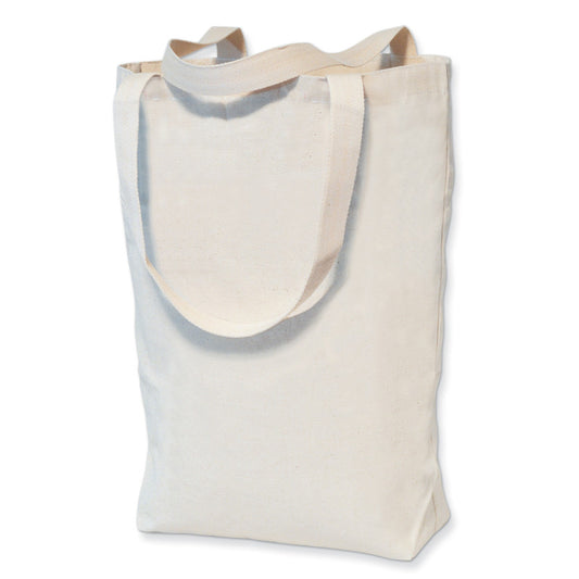 Tote Bags, Large Canvas, 11" x 14" x 4", 1 Count