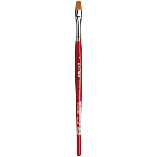 COSMOTOP-SPIN Silkpainting Brush, Synthetic, Watercolor, Flat, Size 8