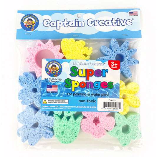 Super Sponges Flowers Pack