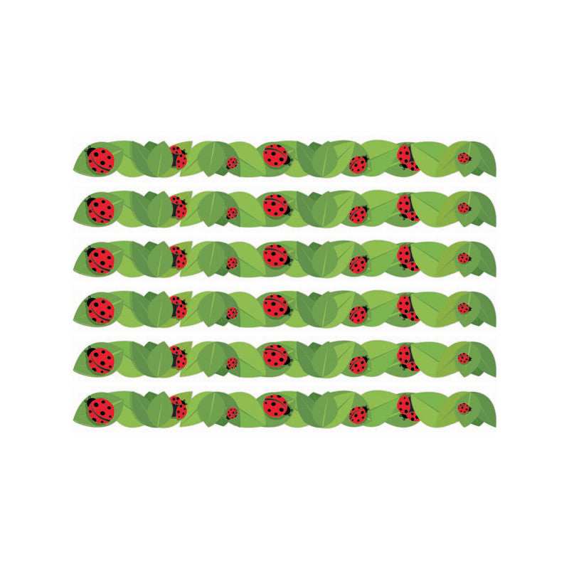 Ladybugs Extra Wide Deco Trim®, 37 Feet Per Pack, 6 Packs
