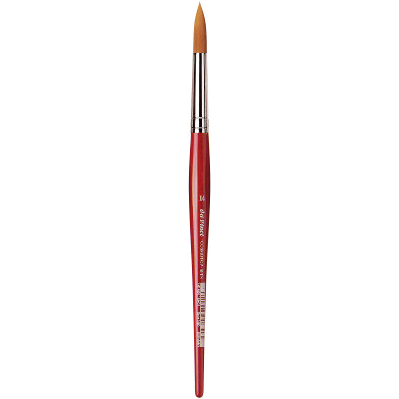 COSMOTOP-SPIN Silkpainting Brush, Synthetic, Watercolor, Round, Size 14