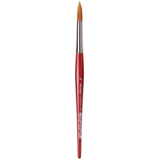 COSMOTOP-SPIN Silkpainting Brush, Synthetic, Watercolor, Round, Size 14
