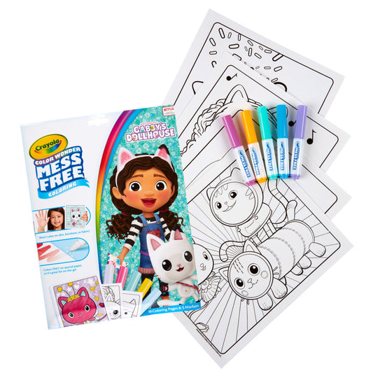 Color Wonder® Coloring Pad & Markers, Gabby's Dollhouse