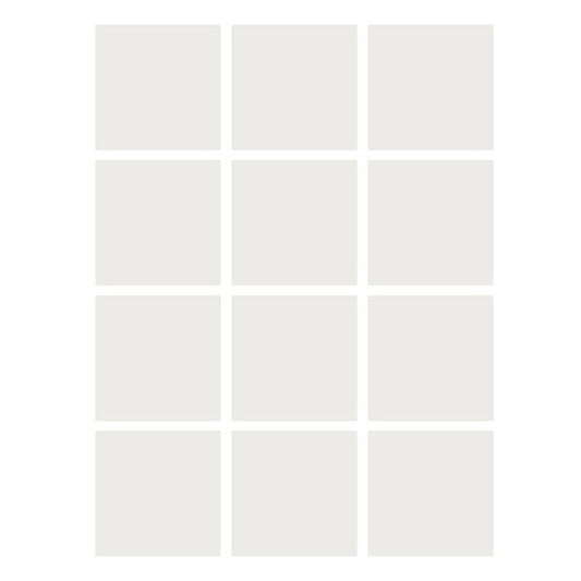 Dry Erase Stickables with Dry Erase Marker, White, 3" x 3", 12 Per Pack, 4 Packs