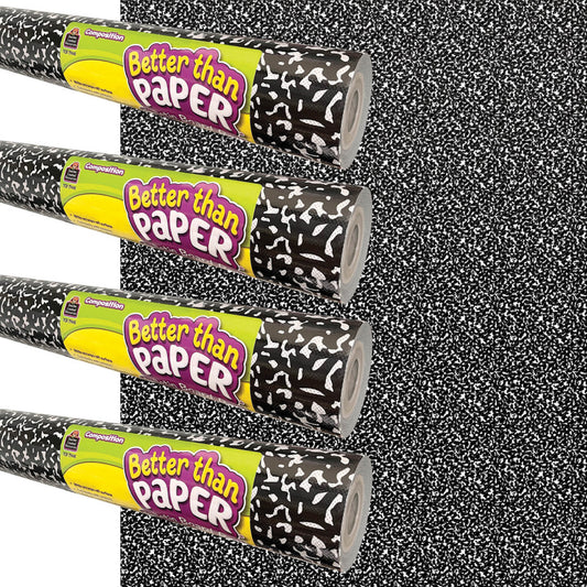 Better Than Paper® Bulletin Board Roll, 4' x 12', Composition, 4-Pack