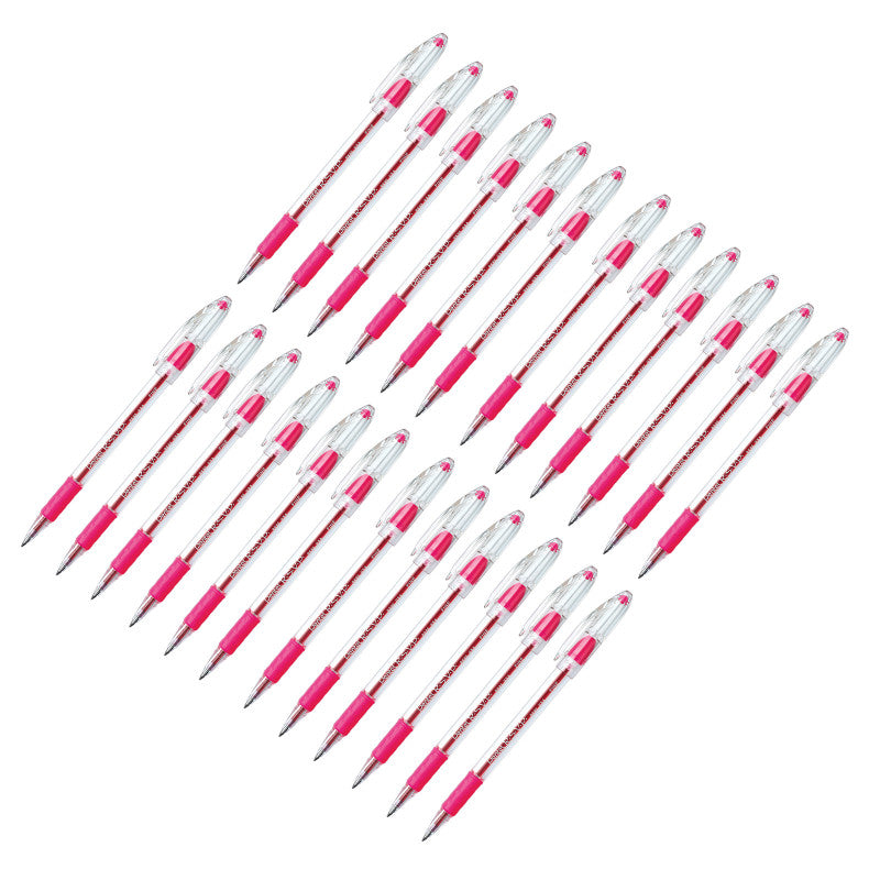 R.S.V.P.® Ballpoint Pen, Fine Point, Pink, Pack of 24