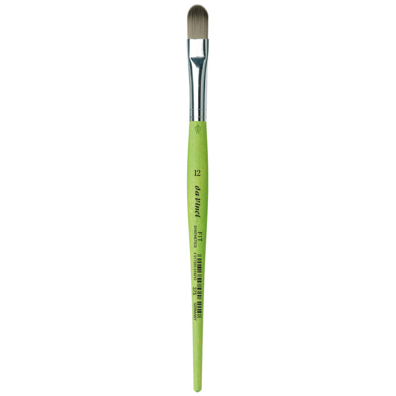 FIT Synthetics Student Brush, Synthetic, Acrylic & Tempera, Filbert, Series 375, Size 12