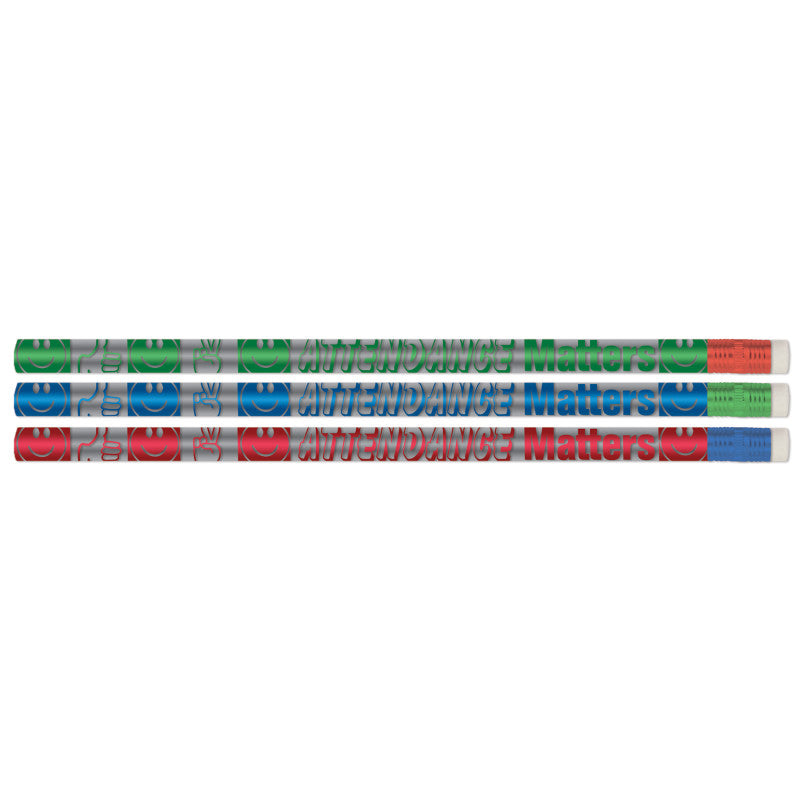 Attendance Matters Pencil, Pack of 12