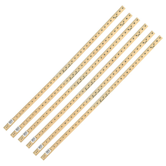 Meter Stick with Storage Hole, Pack of 6