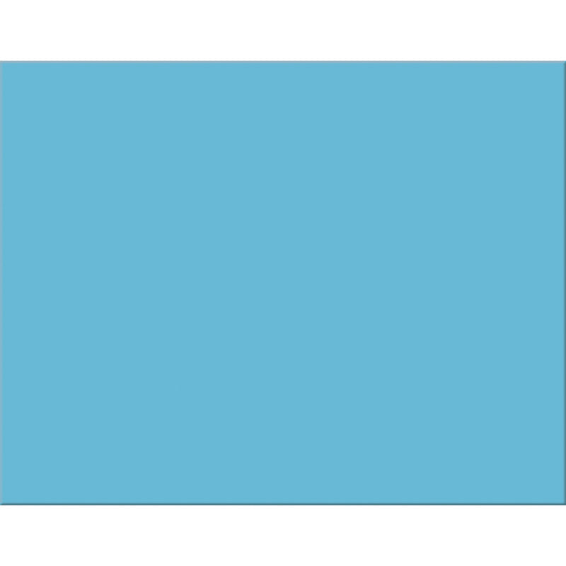 4-Ply Railroad Board, Light Blue, 22" x 28", 25 Sheets