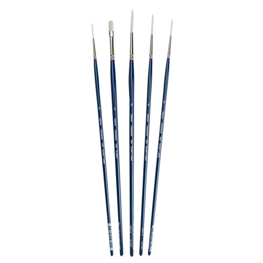 Bristlon Liner Brush Set, 5 Brushes