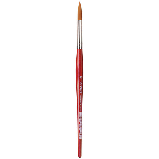 COSMOTOP-SPIN Silkpainting Brush, Synthetic, Watercolor, Round, Size 10