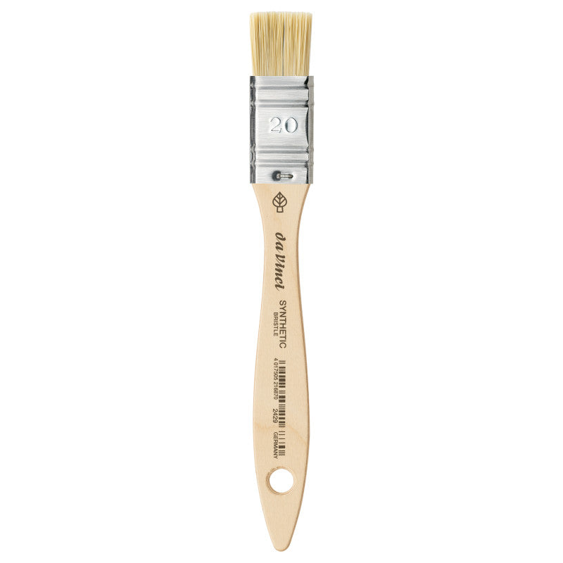 SYNTHETIC Mottler Brush, Natural Hog, Acrylic & Oil, Flat, Series 2429, Size 20