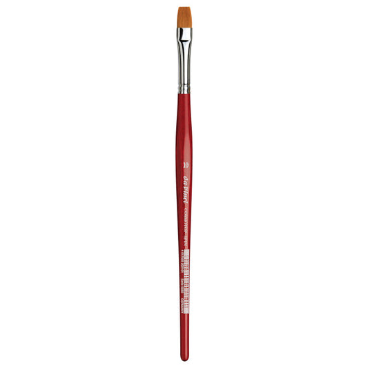 COSMOTOP-SPIN Silkpainting Brush, Synthetic, Watercolor, Flat, Size 10
