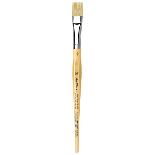 JUNIOR BORSTE Synthetic Student Brush, Synthetic, Tempera, Flat, Series 329, Size 16