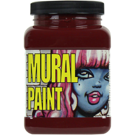 Mural Paint, Pint, Brick (Dark Red)