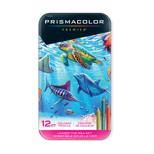 Premier Colored Pencils, Soft Core, Under The Sea Set, 12 Count