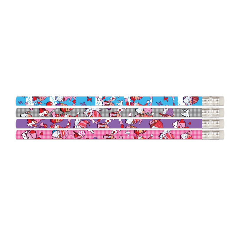 Valentine Gnomes Pencils, Pack of 12