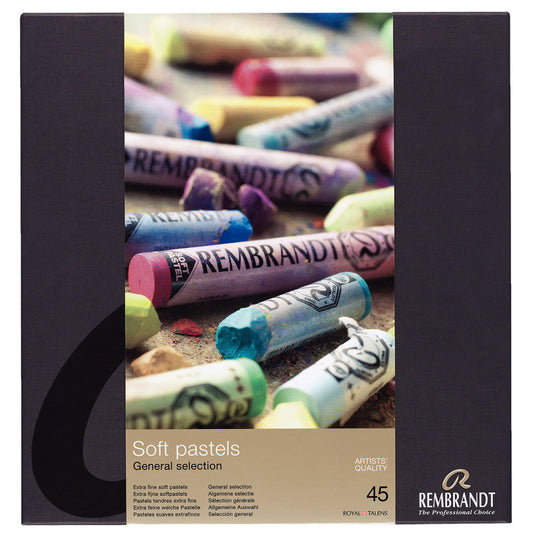 Soft Pastel Cardboard Box Set, General Selection, 45 Full Sticks