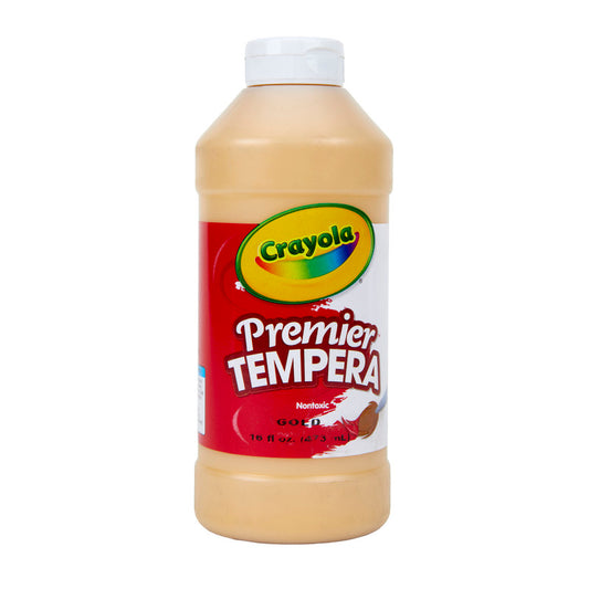 Premier Tempera Paint, 16 oz, Gold