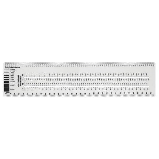 Graphic Arts Ruler, 3" x 12"