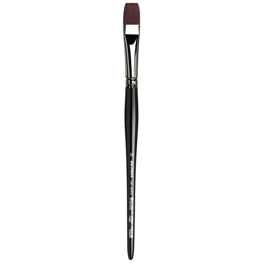 TOP-ACRYL Bright Red-Brown Brush, Synthetic, Acrylic & Oil, Flat, Series 7185K, Size 16