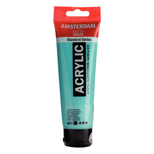 Standard Acrylic Paint, 120ml, Turquiose Grn 661