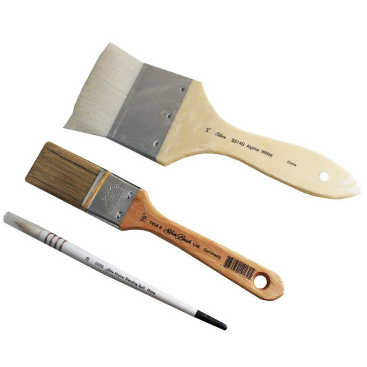 Blending Mix Traditional Background Brush Set, 3 Brushes