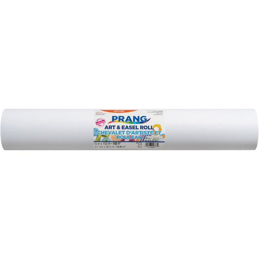 Art & Easel Roll, White, White, 18" x 100', 1 Roll