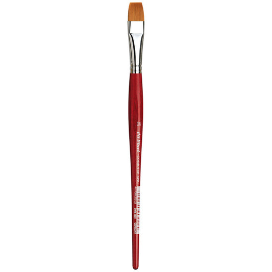 COSMOTOP-SPIN Silkpainting Brush, Synthetic, Watercolor, Flat, Size 14