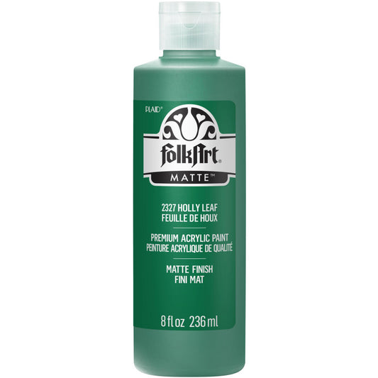 Acrylic Paint Matte, 8oz., Holly Leaf