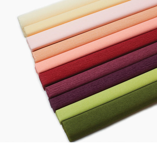 Extra Fine Crepe Paper, 10 Assorted Colors, 10.7 sq. ft