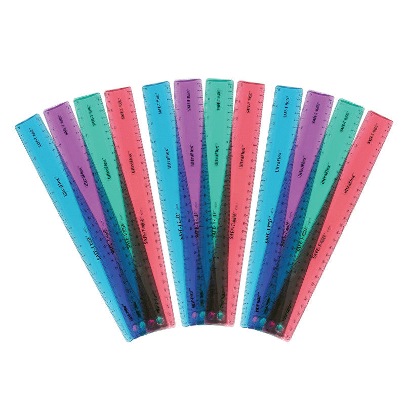 UltraFlex® SAFE-T® Ruler, Pack of 12