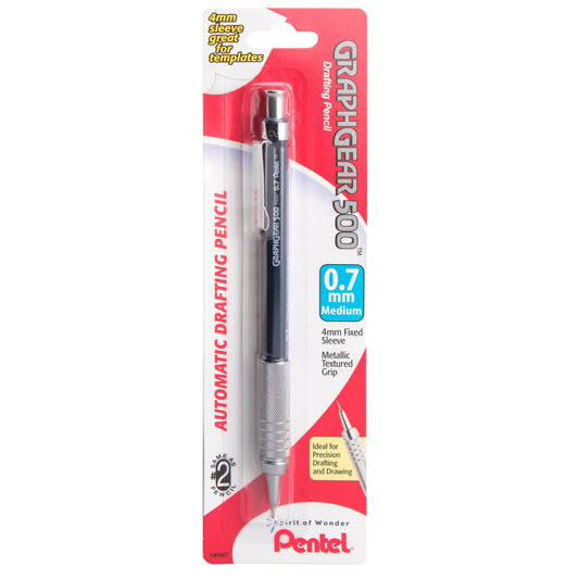 GraphGear 500 Automatic Drafting Pencil (0.7mm), Blue Barrel, 1 Count