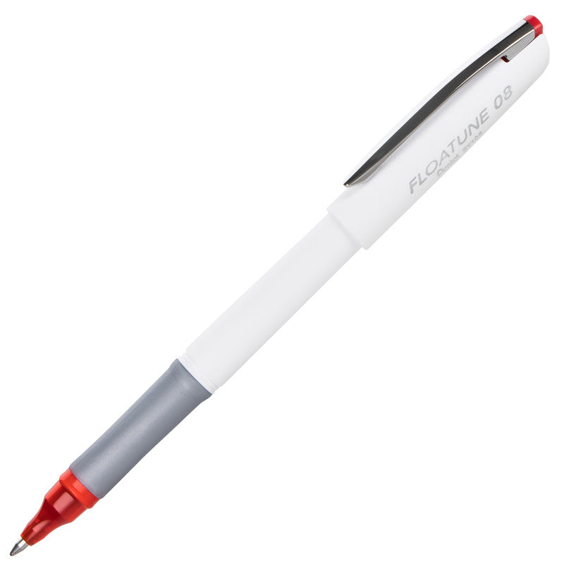 FLOATUNE Rollerball, 0.8mm, Medium Line, Red Ink, 1 Dozen