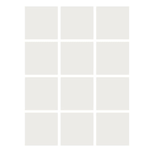 Dry Erase Stickables with Dry Erase Marker, White, 3" x 3", 12 Per Pack, 2 Packs