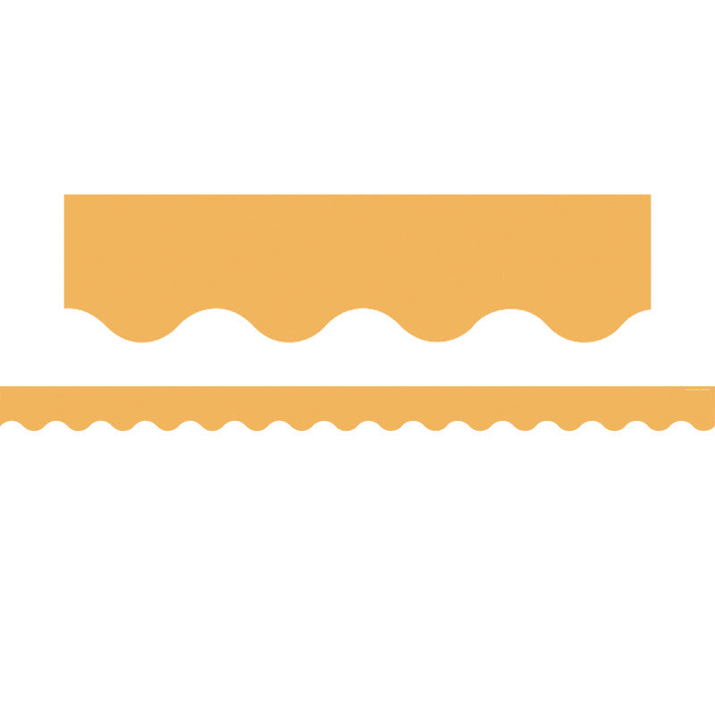 Golden Sun Scalloped Border Trim, 35 Feet