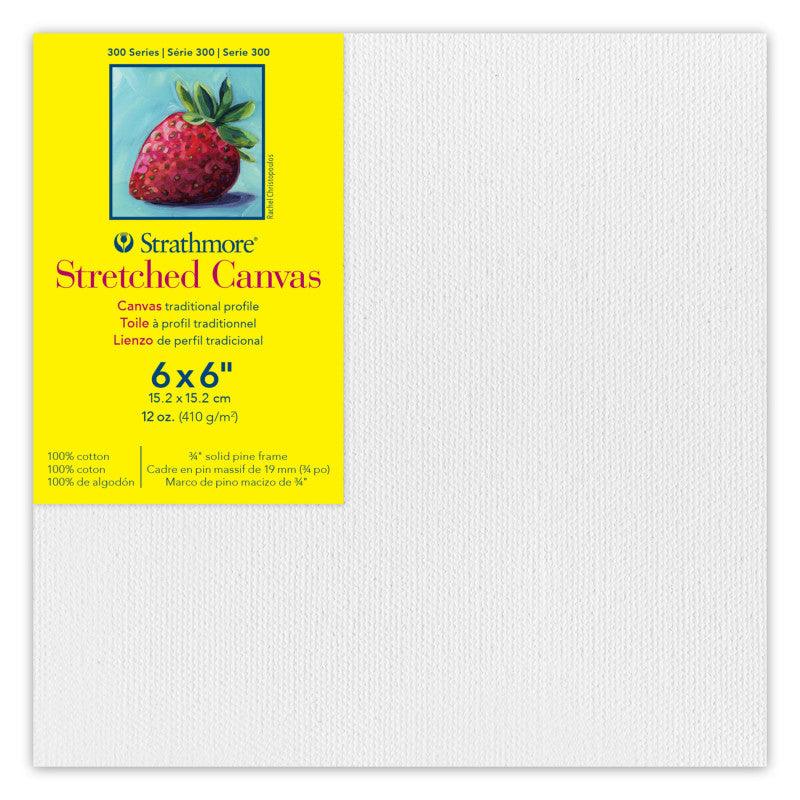 300 Series Traditional Stretched Canvas, 6x6 inch