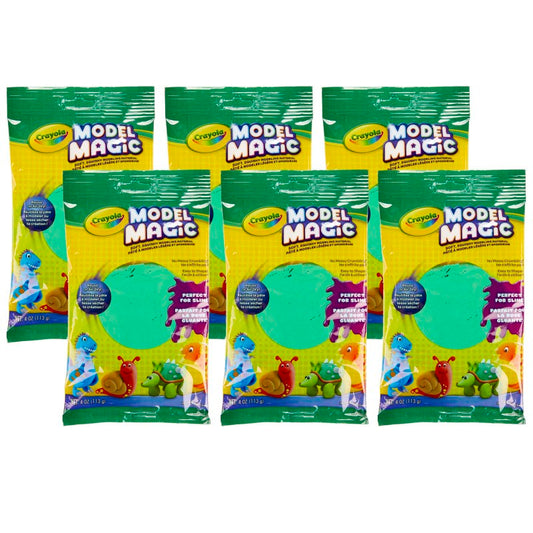 Model Magic® Modeling Compound, Green, 4 oz Packs, 6 Packs