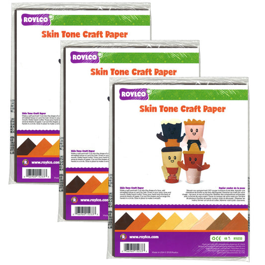 Skintone Design Papers™, 48 Sheets Per Pack, 3 Packs