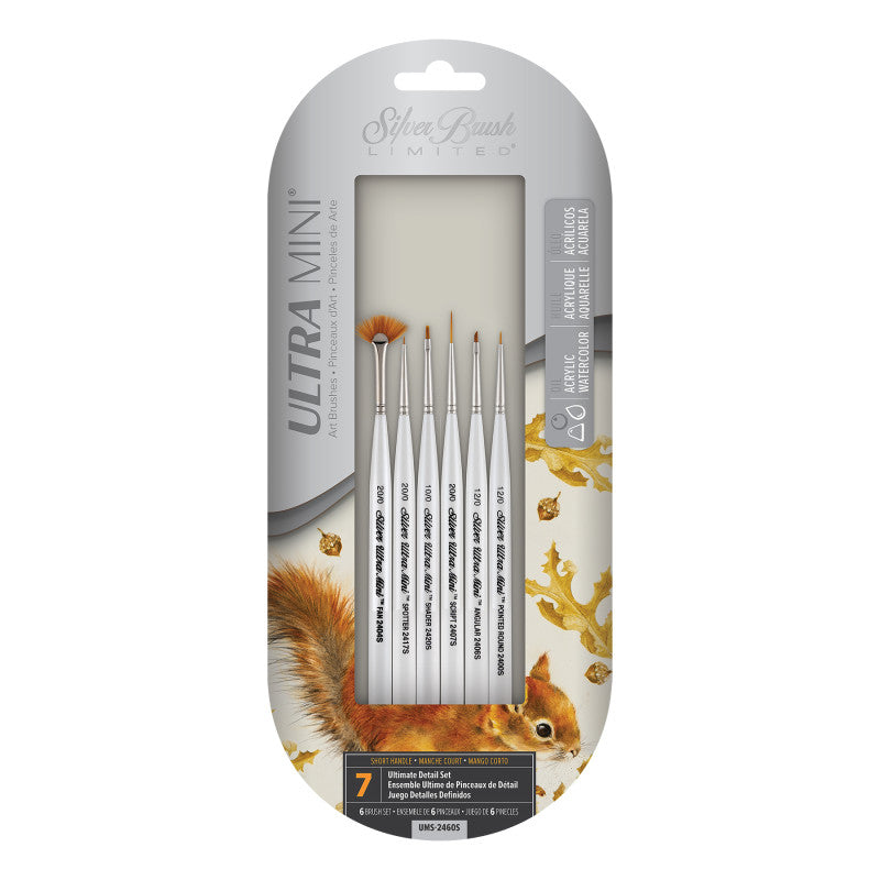 Ultra Mini® Basic Miniature Detail, 6 Brushes